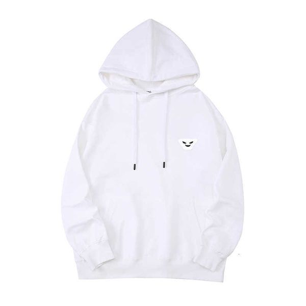 

Designer Aims men's fashion hoodie AMORING Little Devil Ghost Face Sweater Casual Men's Wear Round Neck Top Coat Loose Sweatwear High quality, Black welm00027 same color ghost face