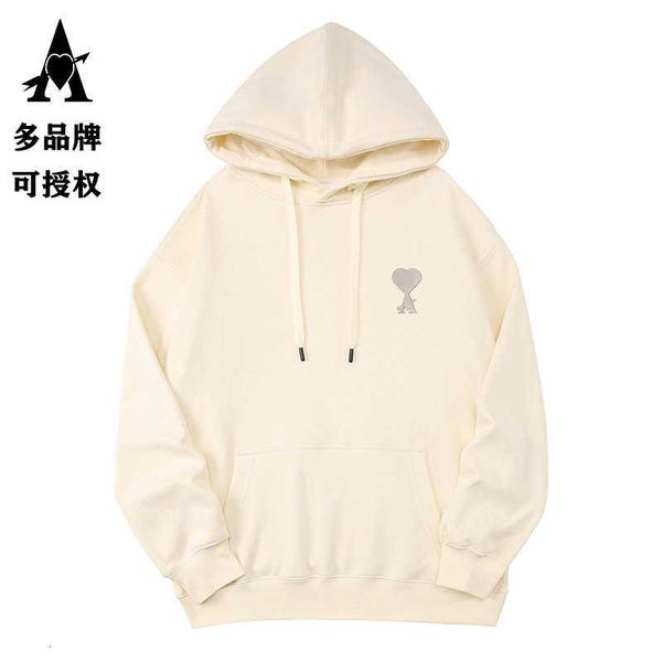 Designer Amis Men's hoodie Love Sweater Unisex Fashion Brand American Hooded Top Embroidery High quality stylish men's cool hoodie, White wylm6907 logo
Designer Amis Men's hoodie Love Sweater Unisex Fashion Brand American Hooded Top Embroidery High quality stylish men's cool hoodie, White wylm6907 logo