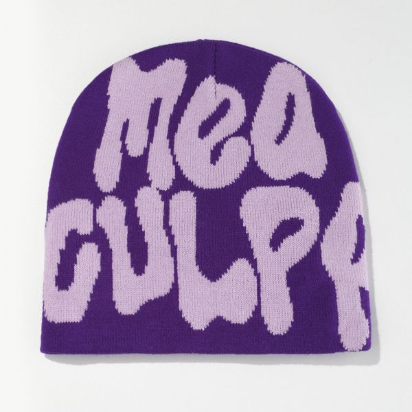 knitted fashion skull beanie cap bonnet designer Winter comfort letter classic multicolors pink blue cuffed brim keep warm, Brown
knitted fashion skull beanie cap bonnet designer Winter comfort letter classic multicolors pink blue cuffed brim keep warm, Brown