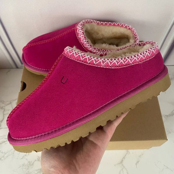 

Winter Boot Tasman Tazz Round Toe Short Boot Sheepskin Cut Classic Super Mini Thick Sole Boot Winter Women Flat Shoes Suede Upper Wool Autumn 2024