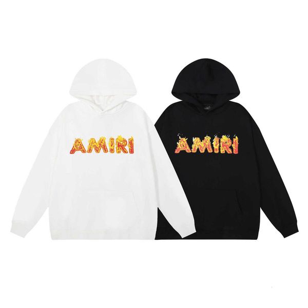 Designer Amis Men' hoodie 2023 Autumn/Winter New AMR Flame Letter Printed Hooded Sweater Unisex Batch High quality cool handsome men fashion hoodie, White
Designer Amis Men' hoodie 2023 Autumn/Winter New AMR Flame Letter Printed Hooded Sweater Unisex Batch High quality cool handsome men fashion hoodie, White