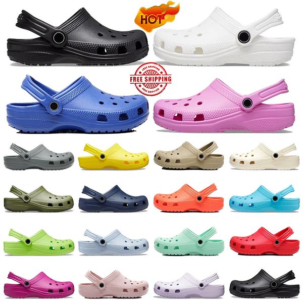 2023 Croc Designer Sandals womens sandale fashion classic sandal slides sliders triple black white purple slippers clogs womens slide slipper
2023 Croc Designer Sandals womens sandale fashion classic sandal slides sliders triple black white purple slippers clogs womens slide slipper