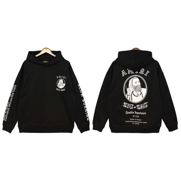 Designer Amis Men' hoodie 2023 New High Street Fashion Brand AM Beard Print Hoodie Long Sleeve Casual Unisex High quality cool handsome men fashion hoodie, Black
Designer Amis Men' hoodie 2023 New High Street Fashion Brand AM Beard Print Hoodie Long Sleeve Casual Unisex High quality cool handsome men fashion hoodie, Black