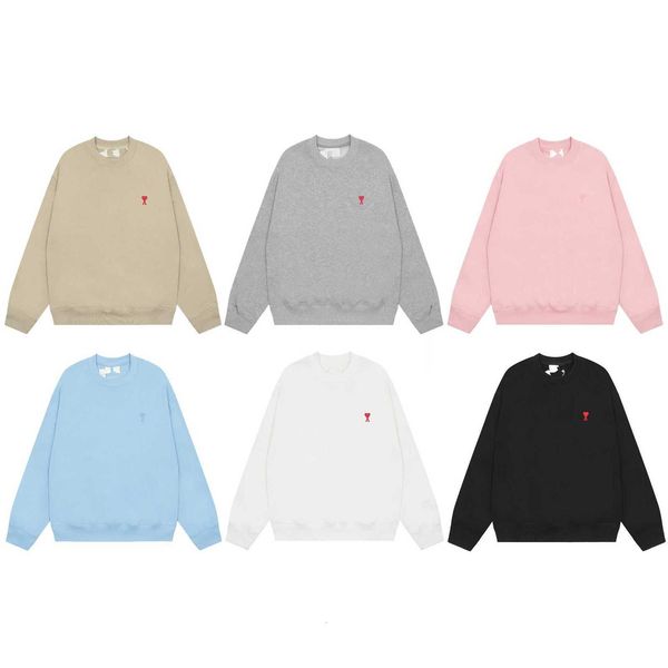 Designer Amis Men' hoodie 23ss Fashion Brand Ami Love Embroidery Macaron Round Neck Small Male and Female Student Couple Casual Sweater cool men, Black
Designer Amis Men' hoodie 23ss Fashion Brand Ami Love Embroidery Macaron Round Neck Small Male and Female Student Couple Casual Sweater cool men, Black