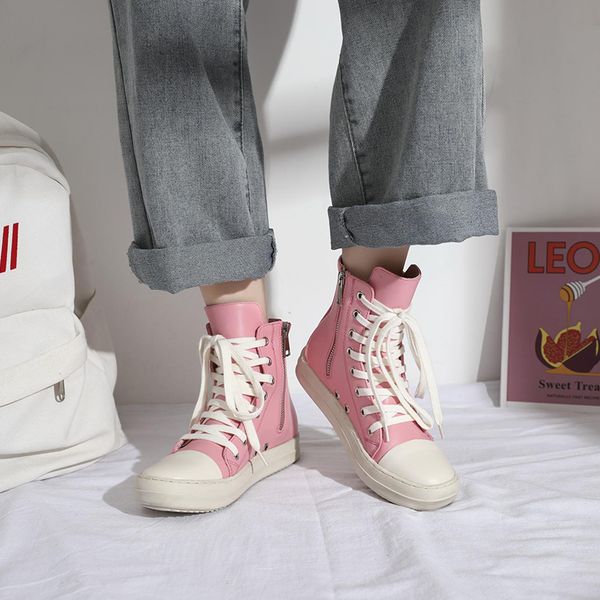 designer boot Simple Candy Color, Pink, High Top Shoes Personalized Series Thick Laces Fashion Shoes Couple Board Shoes
designer boot Simple Candy Color, Pink, High Top Shoes Personalized Series Thick Laces Fashion Shoes Couple Board Shoes