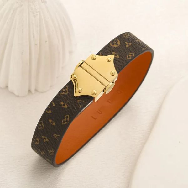 Designer Bracelet Pattern Leather 18K Gold Luxury Jewelry Classic Brand Bracelets Women's Wedding Party Bracelet Stainless Steel Non Fade Jewelry Gift
Designer Bracelet Pattern Leather 18K Gold Luxury Jewelry Classic Brand Bracelets Women's Wedding Party Bracelet Stainless Steel Non Fade Jewelry Gift