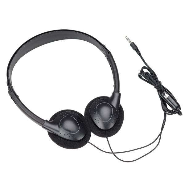 Image of 3.5mm Over Ear Stereo Headset Wired Headphones With Microphone For PC Gamer Phone Students