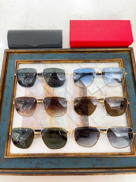Fashion Designer Cool sunglasses 2023 Leopard Head Frameless Circular Glasses for Men and Women Suitable Leisure Use Counter quality
Fashion Designer Cool sunglasses 2023 Leopard Head Frameless Circular Glasses for Men and Women Suitable Leisure Use Counter quality
