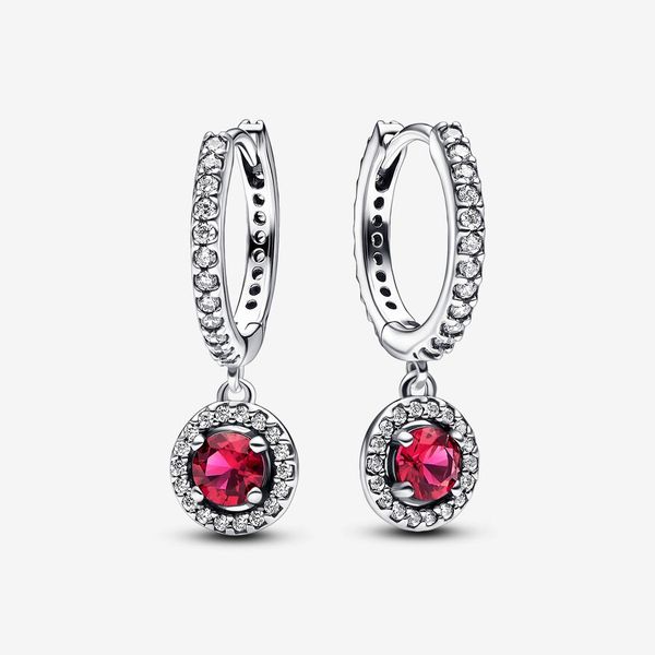 Authentic Red Round Sparkling Hoop Earrings S925 Sterling Silve Fine Jewelry Fits European Style Dangle Earrings 292379C01
Authentic Red Round Sparkling Hoop Earrings S925 Sterling Silve Fine Jewelry Fits European Style Dangle Earrings 292379C01