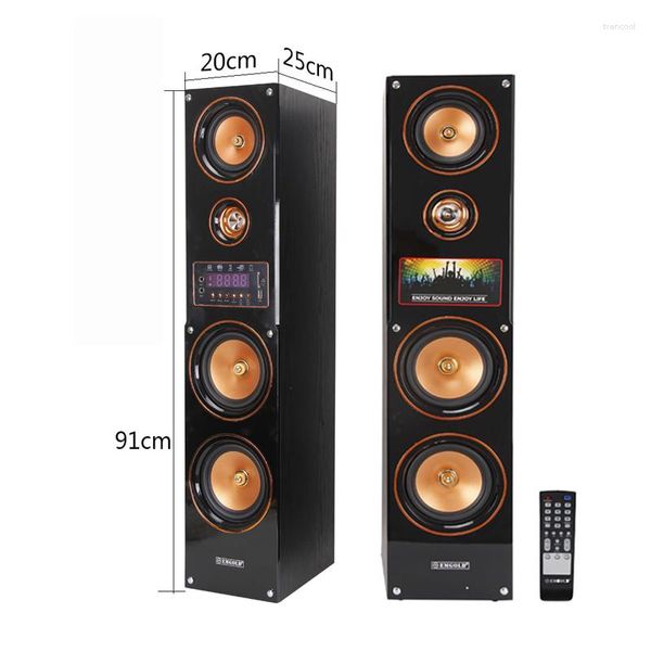 Image of Combination Speakers 200W 6.5 Inch High-power Floor-standing Three-way Speaker With Dual Bass Home Theater Hifi Fever High Fidelity A Pair