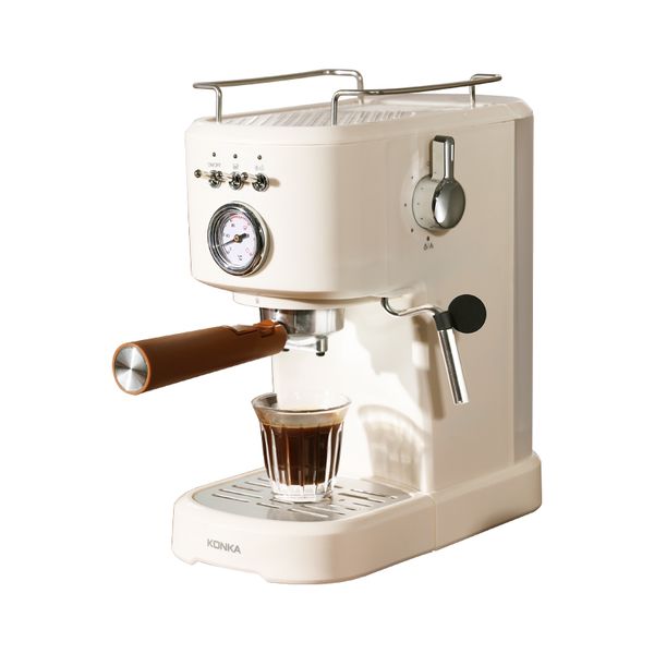 Image of KONKA Coffee Machine Automatic Espresso Coffee Machine Household Italian Coffee Maker Latte Capsule Coffee and Coffee Powder