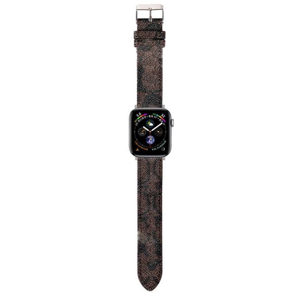 Image of Genuine Cow Leather Watchband For Apple Watch Strap Bands Smartwatch Band Series 1 2 3 4 5 6 7 S1 S2 S3 S4 S5 S6 S7 SE 38MM 40MM 41MM 45M