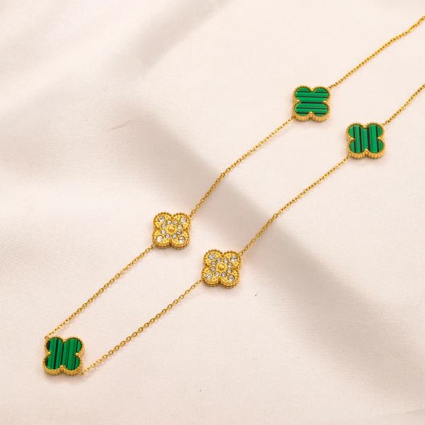 Van Clover necklace Van Clover Classic Four-leaf vanly cleefly Original Designer vans Necklace Women silver Fashion Necklace necklaces Jewelry chains for Lover
Van Clover necklace Van Clover Classic Four-leaf vanly cleefly Original Designer vans Necklace Women silver Fashion Necklace necklaces Jewelry chains for Lover