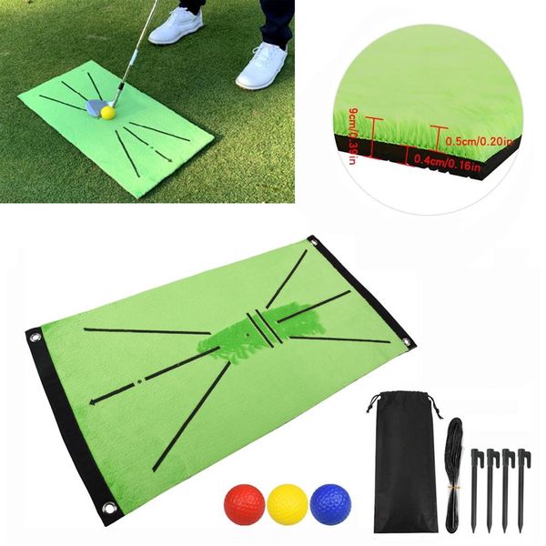Image of 8 Styles Golf Swing Mat Indoor And Outdoor Swing Mat Hitting Contact Track Detection Mat Golf Training Accessories Outdoor Use212q