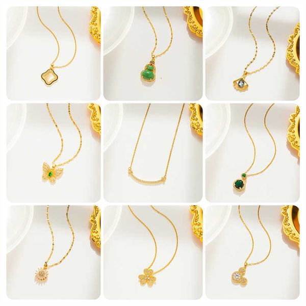 Designer necklace four-leaf Clover luxury top jewelry Titanium steel non fading high-grade Necklace women's versatile collarbone chain accessories Jewelry gift, 551 silver
Designer necklace four-leaf Clover luxury top jewelry Titanium steel non fading high-grade Necklace women's versatile collarbone chain accessories Jewelry gift, 551 silver