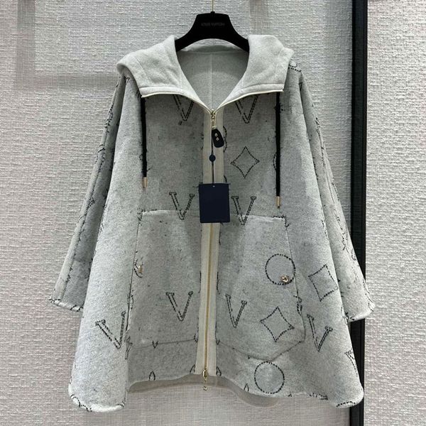 

Women Trench Coats Wool Blends New Fashion Men Overcoats Cloak Casual Trench Medium Long Jackets Femal Loose Coats