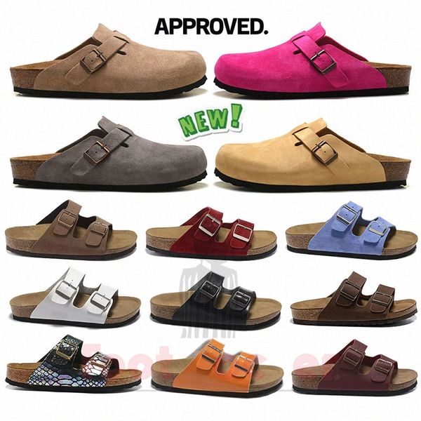 Designer Slippers Boston Clogs Sandals Cork Flat Fashion Summer Leather Suede Slide Beach Casual Shoes Women Men Arizona Mayari with box size 36-46
Designer Slippers Boston Clogs Sandals Cork Flat Fashion Summer Leather Suede Slide Beach Casual Shoes Women Men Arizona Mayari with box size 36-46