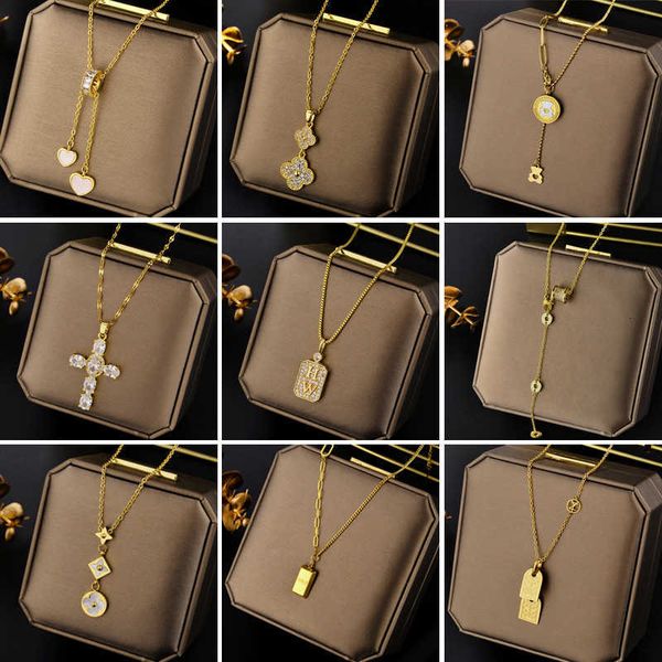 Designer necklace four-leaf Clover luxury top jewelry simple titanium steel necklace female fashion clover Shell Pendant clavicle chain Van Clee jewelry gift, 814 combined waist-o chain
Designer necklace four-leaf Clover luxury top jewelry simple titanium steel necklace female fashion clover Shell Pendant clavicle chain Van Clee jewelry gift, 814 combined waist-o chain