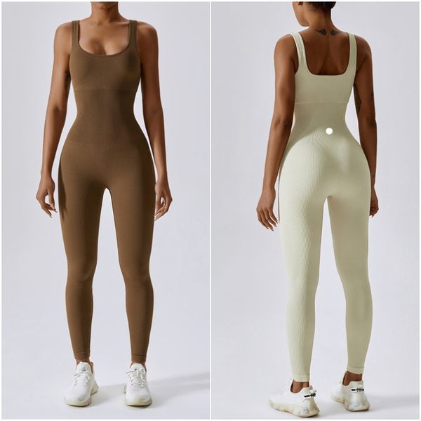 LEMONS LU Yoga Jumpsuit Womens Outfits Jumpsuits Sleeveless Close Fitting Dance Pants Breathable Leggings Screw Thread Long Pant S s
LEMONS LU Yoga Jumpsuit Womens Outfits Jumpsuits Sleeveless Close Fitting Dance Pants Breathable Leggings Screw Thread Long Pant S s
