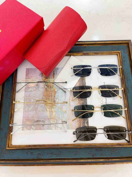 Fashion Designer Cool sunglasses 2021 new fashion women's frameless metal Counter quality CT0070O
Fashion Designer Cool sunglasses 2021 new fashion women's frameless metal Counter quality CT0070O