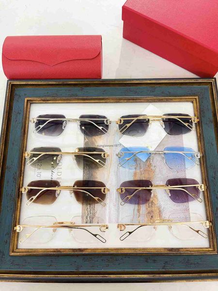 Fashion Designer Cool sunglasses Overseas 2023 new outer Sunglasses men's and women's Square frameless fashion glasses Counter quality CT0113O
Fashion Designer Cool sunglasses Overseas 2023 new outer Sunglasses men's and women's Square frameless fashion glasses Counter quality CT0113O