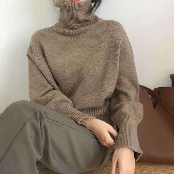 Fashion men' wear High Collar Sweater for Women in Autumn and Winter Outwear 2023 New Loose Versatile Lazy Style Underwear Knitted Bottom Shirt, Camel
Fashion men' wear High Collar Sweater for Women in Autumn and Winter Outwear 2023 New Loose Versatile Lazy Style Underwear Knitted Bottom Shirt, Camel