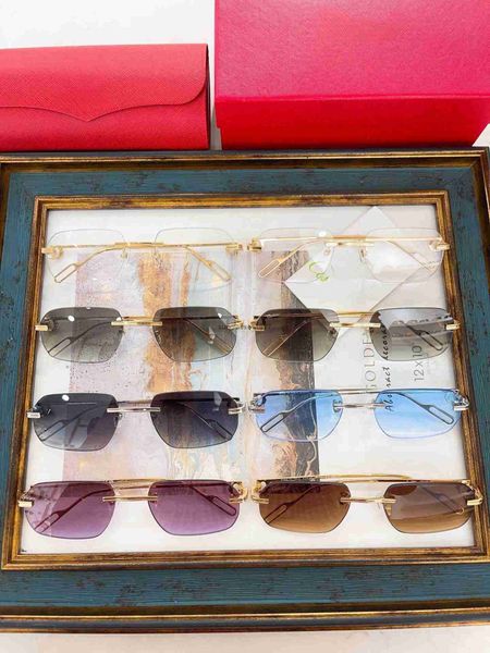 Fashion Designer Cool sunglasses Sunglasses men's frameless original wooden leg catapult trendy Optical Frame Counter quality CT0113O
Fashion Designer Cool sunglasses Sunglasses men's frameless original wooden leg catapult trendy Optical Frame Counter quality CT0113O