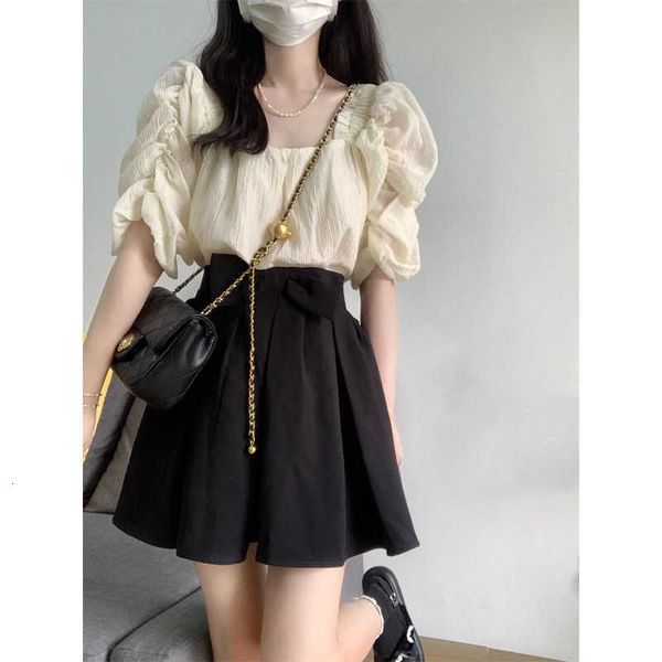 Fashion men' wear Summer Set Women' Small French Bubble Short Sleeve Shirt Milk 100 Pleated Half Skirt Two Piece Sweet and Age Reducing
Fashion men' wear Summer Set Women' Small French Bubble Short Sleeve Shirt Milk 100 Pleated Half Skirt Two Piece Sweet and Age Reducing