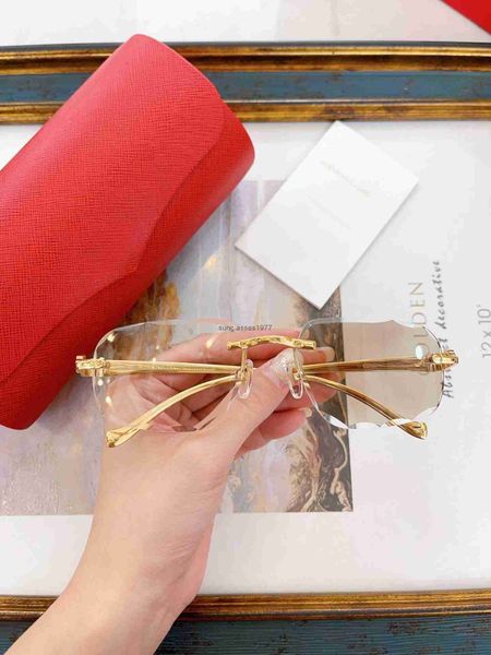 Fashion Designer Cool sunglasses New Metal Polarized Sunglasses Trend Personalized One Piece Driving Frameless Glasses Counter quality CT0058O
Fashion Designer Cool sunglasses New Metal Polarized Sunglasses Trend Personalized One Piece Driving Frameless Glasses Counter quality CT0058O