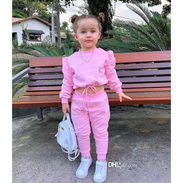 Soild Kids Tracuit Two Piece Set Outfit Sportswear Long Sleeve Crop Top Hoodie And Pants Sets Spring Autumn Fashion Baby Girl Clothes Suits 1-8Years, Pink
Soild Kids Tracuit Two Piece Set Outfit Sportswear Long Sleeve Crop Top Hoodie And Pants Sets Spring Autumn Fashion Baby Girl Clothes Suits 1-8Years, Pink