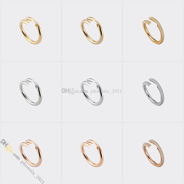 Jewelry Designer for Women Designer Ring Nail Ring Titanium Steel Rings Gold-Plated Never Fading Non-Allergic,Gold,Silver,Rose Gold; Store/21621802
Jewelry Designer for Women Designer Ring Nail Ring Titanium Steel Rings Gold-Plated Never Fading Non-Allergic,Gold,Silver,Rose Gold; Store/21621802