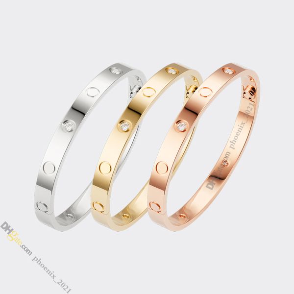 Designer Bracelet Jewelry Designer for Women Screw Bracelet 4 Diamonds Titanium Steel Bangle Gold-Plated Never Fading Non-Allergic,Gold/Silver/Rose; Store/21621802
Designer Bracelet Jewelry Designer for Women Screw Bracelet 4 Diamonds Titanium Steel Bangle Gold-Plated Never Fading Non-Allergic,Gold/Silver/Rose; Store/21621802