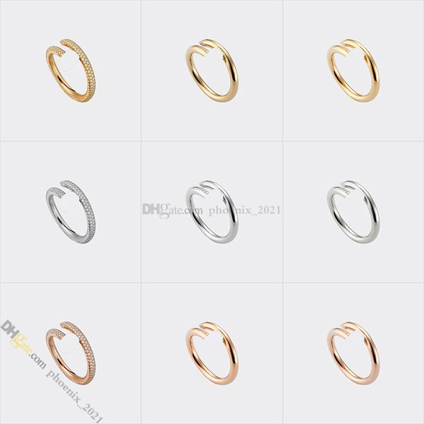 

Jewelry Designer for Women Designer Ring Diamond-Pave Nail Ring Titanium Steel Gold-Plated Never Fading Non-Allergic,Gold,Silver,Rose Gold, Store/21621802
