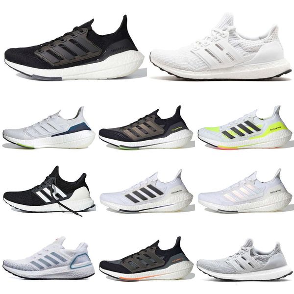 Image of Trainer Classic Ultraboosts 20 UB Casual Shoes Men Women 6.0 4.0 5.0 Ultra Core Triple Black White Solar Blue Outdoor Runner Metallic Tech Indigo Dash Grey Sneakers S8