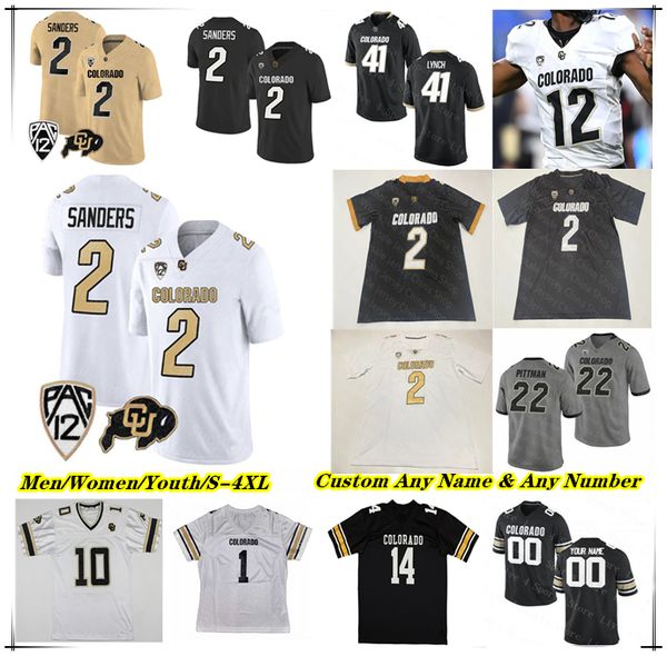 

NCAA College Colorado Buffaloes Football Jerseys Shedeur Sanders Sy'veon Wilkerson Dylan Edwards Travis Hunter Anthony Hankerson Xavier Weaver Jimmy Horn Jr Woods, Men grey