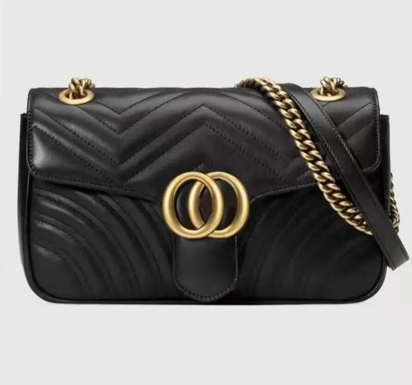 

2022 Classic Leathers Heart womens luxury designer bag Marmont handbags crossbody tote purses women leather handbag woman shoulder lady bags, Packaging bag