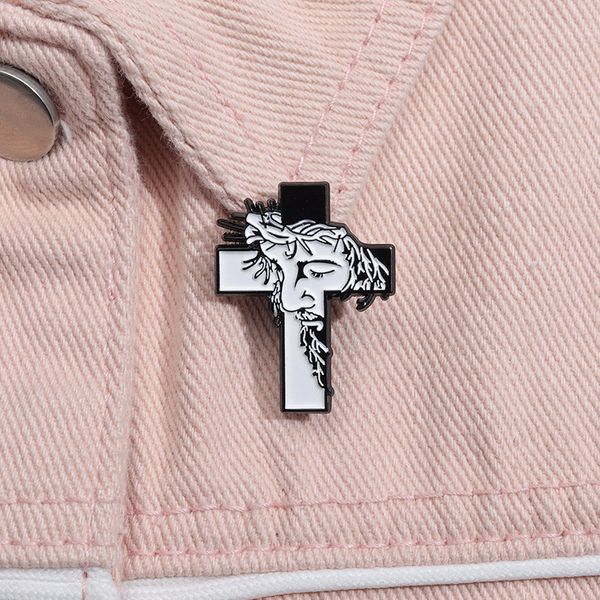 European Cross Pins For Backpacks White Figure Alloy Enamel Pin Retro Women Cute Enamel Button Badge Brooch Clothes Jeans hats Jewelry Accessories
European Cross Pins For Backpacks White Figure Alloy Enamel Pin Retro Women Cute Enamel Button Badge Brooch Clothes Jeans hats Jewelry Accessories