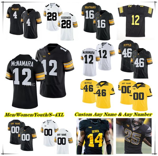 NCAA College Iowa Hawkeyes Football Jerseys Cade McNamara Leshon Williams Jaziun Patterson Kaleb Johnson Luke Lachey Erick All Jay Higgins Deontae Craig Jackson 4X, Men white
NCAA College Iowa Hawkeyes Football Jerseys Cade McNamara Leshon Williams Jaziun Patterson Kaleb Johnson Luke Lachey Erick All Jay Higgins Deontae Craig Jackson 4X, Men white