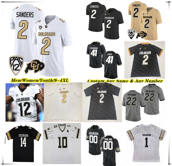 

Colorado Buffaloes College Football Jersey Deion Shilo Shedeur Sanders Travis Hunter Sy'veon Wilkerson Dylan Edwards Michael Harrison Cormani McClain Ham II, Men grey