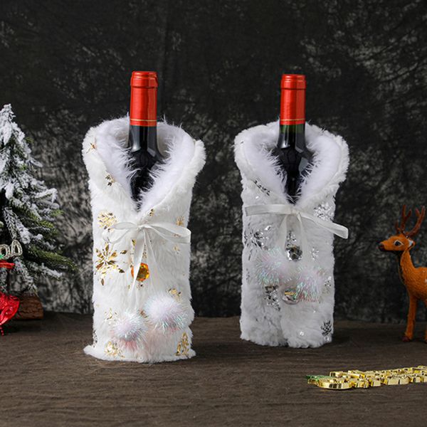 Other Event Party Supplies 1pc Christmas Red Wine Bottle Covers Bag Plush fabrics Holiday Santa Claus Champagne Cover Decorations For Home 230923
Other Event Party Supplies 1pc Christmas Red Wine Bottle Covers Bag Plush fabrics Holiday Santa Claus Champagne Cover Decorations For Home 230923