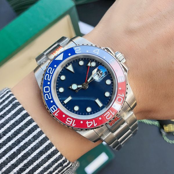 Designer Men's Automatic Fashion Mechanical Watch 2813 Movement Designer Watch Top Quality 904L Stainless Steel Dial 41mm Ceramic Bezel Waterproof Watch factory
Designer Men's Automatic Fashion Mechanical Watch 2813 Movement Designer Watch Top Quality 904L Stainless Steel Dial 41mm Ceramic Bezel Waterproof Watch factory