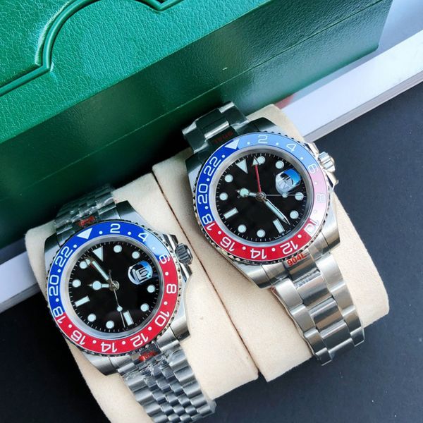 GMT Men's Watch Designer 40mm Automatic 904L Stainless Steel Watch Strap Sapphire Scratch resistant Mirror Waterproof Luminous Watch Rootbeer Montre De Luxe Watch, Green
GMT Men's Watch Designer 40mm Automatic 904L Stainless Steel Watch Strap Sapphire Scratch resistant Mirror Waterproof Luminous Watch Rootbeer Montre De Luxe Watch, Green