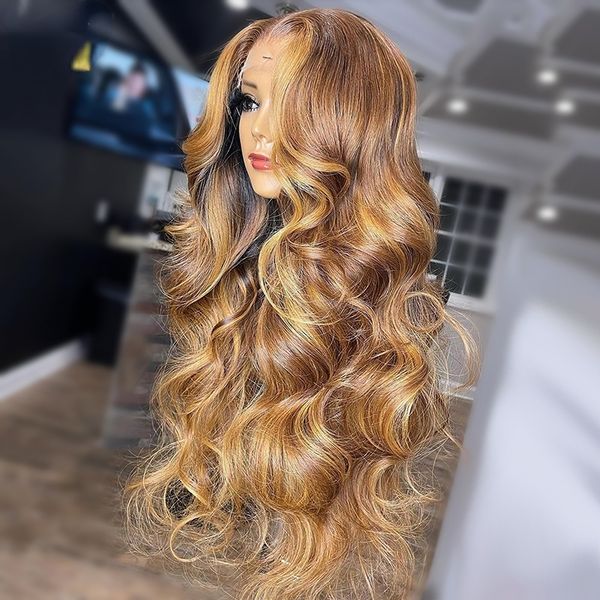 Wig Human Highlight Hair Body Wave Lace Frontal Wigs Colored 13x4 Lace Frontal Wig P4/27 Ombre Honey Blond Lace Front Wig Syntheti for Women s
Wig Human Highlight Hair Body Wave Lace Frontal Wigs Colored 13x4 Lace Frontal Wig P4/27 Ombre Honey Blond Lace Front Wig Syntheti for Women s