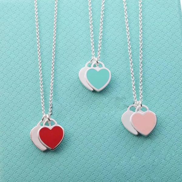 NEW tiffancy Sier Necklace Double Heart Tag Pendant Return toBlue Love Charms Rose Gold Designer Necklaces Brand Fashion Jewelry Perfect Gift YY s
NEW tiffancy Sier Necklace Double Heart Tag Pendant Return toBlue Love Charms Rose Gold Designer Necklaces Brand Fashion Jewelry Perfect Gift YY s