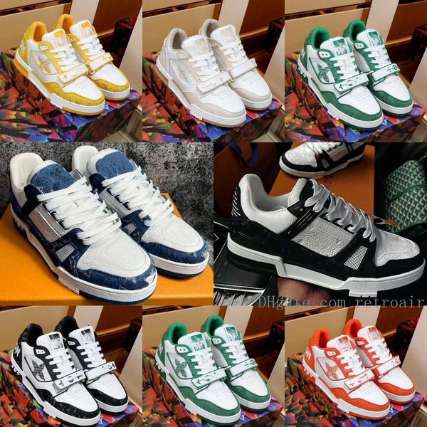 Designer Men Causal Shoes Fashion Woman Leather Lace Up Platform Sole Sneakers White Black mens womens Luxury velvet suede letter overlays trainers 35-45, #13
Designer Men Causal Shoes Fashion Woman Leather Lace Up Platform Sole Sneakers White Black mens womens Luxury velvet suede letter overlays trainers 35-45, #13