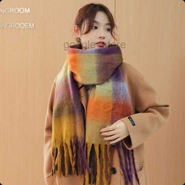 Ac New Colored Plaid Mohair High Color Autumn/winter Contrast Long Shawl Scarf Fringe Academy
Ac New Colored Plaid Mohair High Color Autumn/winter Contrast Long Shawl Scarf Fringe Academy