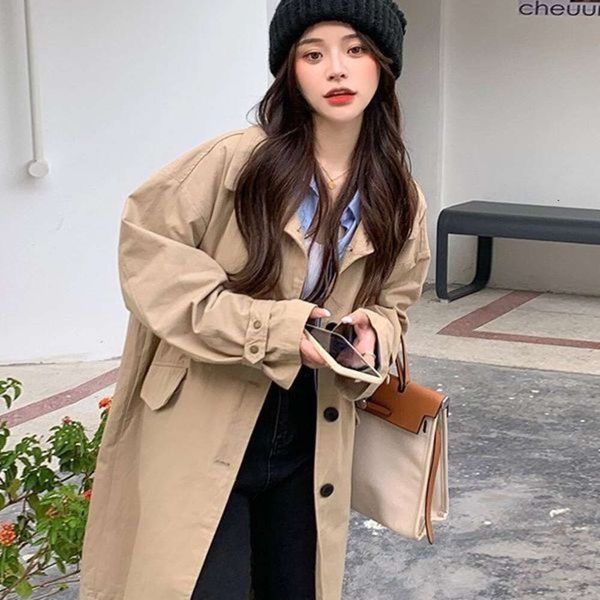 Women's Trench Coat 2023 New Korean Elegant Khaki Windbreaker Jacket Casual Single Breasted Tops Overcoat Streetwear Clothes, Army green
Women's Trench Coat 2023 New Korean Elegant Khaki Windbreaker Jacket Casual Single Breasted Tops Overcoat Streetwear Clothes, Army green