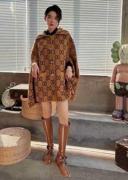 sweaters womens luxury Designer lapel Woollen knitted cloak full letters both side use jacket fashion Casual Leisure Streetwear coat sweater winter cloaks KK4C, G-brown
sweaters womens luxury Designer lapel Woollen knitted cloak full letters both side use jacket fashion Casual Leisure Streetwear coat sweater winter cloaks KK4C, G-brown
