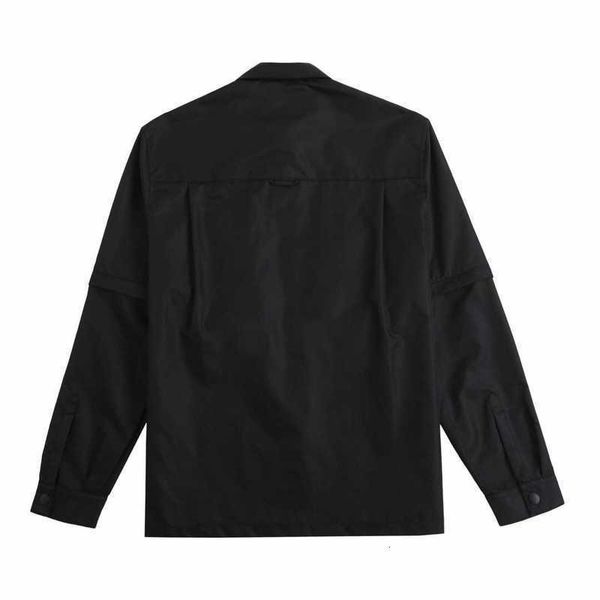 Women's Blouses Shirts designer Couple's Triangle Pocket Ribbon Tooling Disassembly Long Sleeve for Men Women QEA8 3BEQ, Black
Women's Blouses Shirts designer Couple's Triangle Pocket Ribbon Tooling Disassembly Long Sleeve for Men Women QEA8 3BEQ, Black