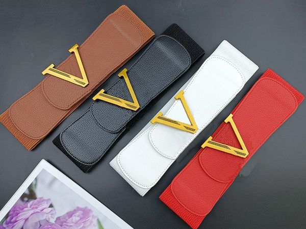Designers Women Men Cowskin Elastic Waistband Genuine Leather Belts Cintura Ceinture Belt 7.5cm Lady Multiple, As 
Designers Women Men Cowskin Elastic Waistband Genuine Leather Belts Cintura Ceinture Belt 7.5cm Lady Multiple, As